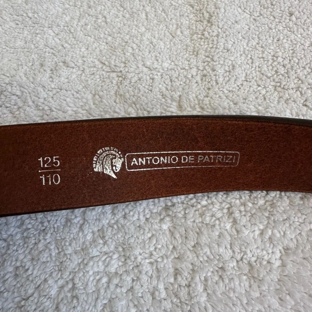 Men's Antonio de Patrizi Brown Leather Belt Size 41/110/35
